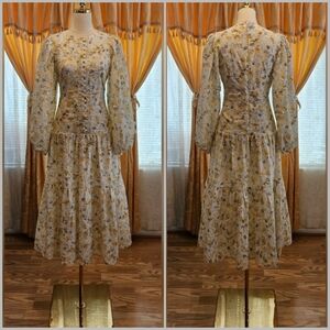 Floral Long Sleeve Dress